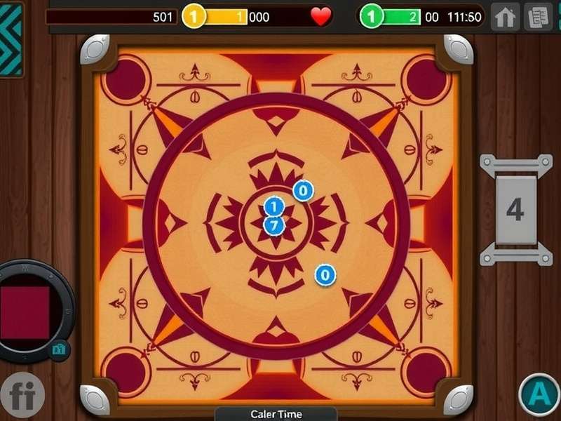 Carrom Supreme Titan - Multiplayer Mode Carrom Supreme Titan Gameplay Screenshot